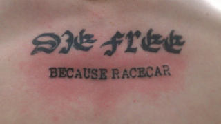Illustration for article titled This Guy Tattooed 'Because Racecar' On His Chest